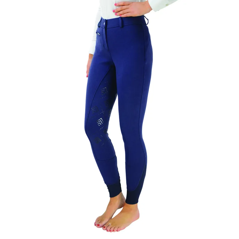 Hy Equestrian Derby Ladies Breeches - Navy